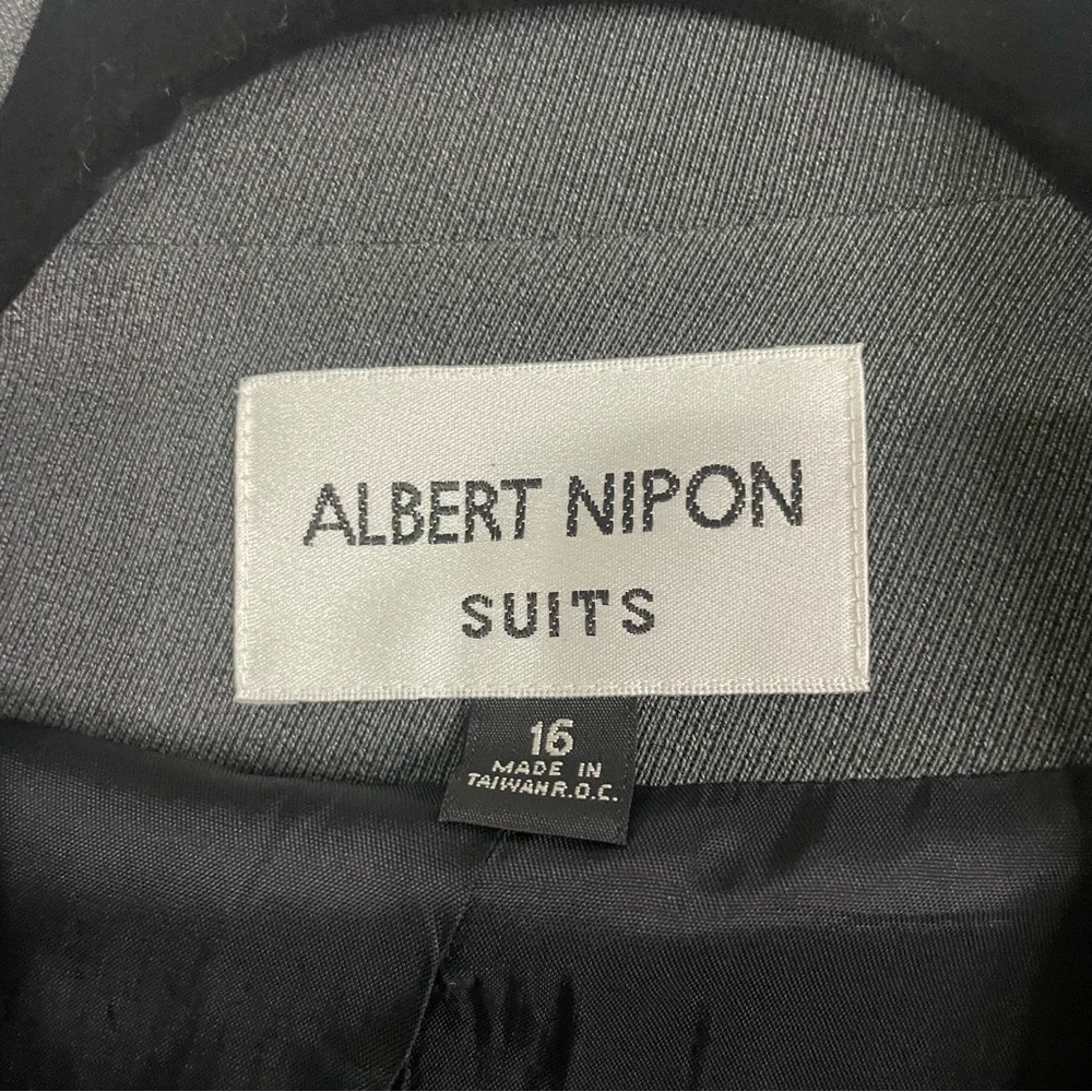 Albert Nipon sophisticated gray